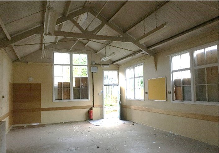 Speirs hut classroom interior