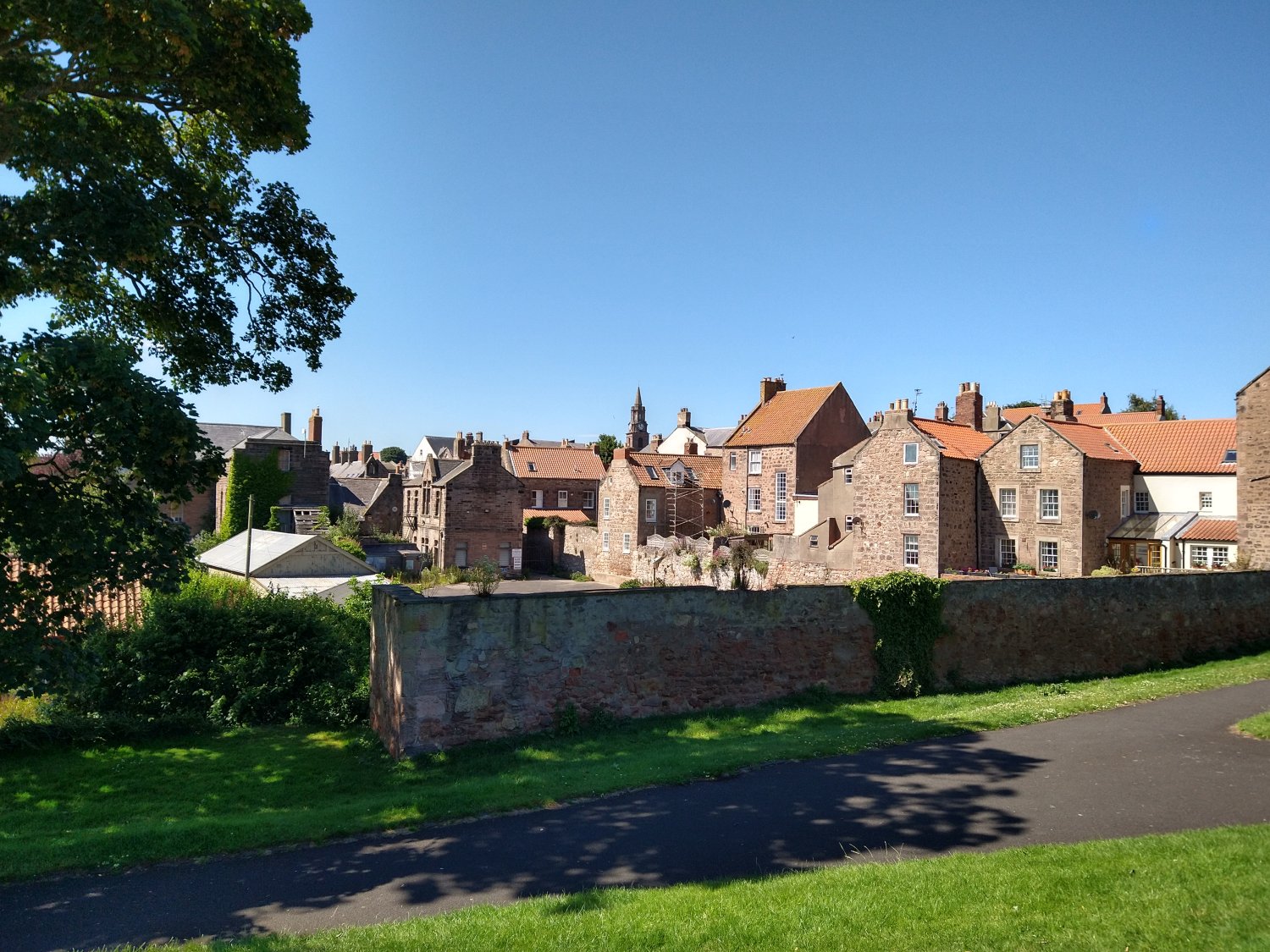 View from the Walls towards the Grammar School